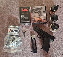 Heckler & Koch VP9 Schwarz - 4,5 mm Stahl BB Blowback Co2-Pistole