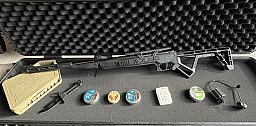 Black Bunker BM8 faltbares Survival Air Gun Luftgewehr Knicklauf Kal. 4,5 mm Diabolo schwarz