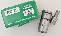 RCBS .430 LAM Sizer Die / Geschosskalibriermatrize #82229 - Sonderpreis -