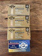 210 Schuss PPU .308 Win. MATCH LINE (80x 155grs HP BT + 130x 168grs HP BT)