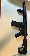 Delta Armory M4 AR15 Charlie M-LOK SilentOps 10 Zoll Eagle ETU Mosfet S-AEG 6mm BB schwarz