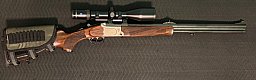 Bickbüchsflinte Merkel B4 Kaliber 12/76 und .308win