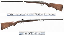 ROBERT SCHÜLER , KÖLN Doppelflinte System DARNE Bj. 1926 im Kaliber 16/65