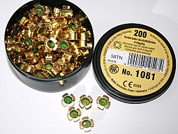 200 Stück RWS Vorderladeranzündhütchen #1081 | 6,12mm | 4-Flügelig! Dose mit 200 Stück > #2105276