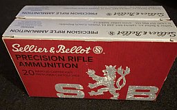31x S&B Match 6,5 Creedmoor 142 Gr. OTM Munition