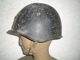 russischer Stahlhelm SSh39 Beutehelm Luftschutz 2 .Weltkrieg