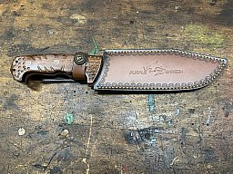 seltenes großes schweres Outdoor Knive Gebrauchsmesser/Waldmesser Bushcraft Prepper Automesser