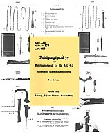 Nachdruck Vorschrift Reinigungsgegerät 34 f. 98 K von 1936