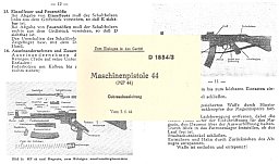 Nachdruck Wehrmacht Bedienungsanleitung Sturmgewehr / MP 44