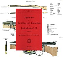 Nachdruck Dienstvorschrift Steyr M95 Gewehr Österreich 1899