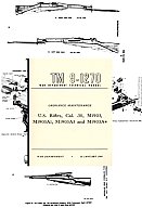 Nachdruck US-Instandsetzungs-Dienstvorschrift Gewehr Springfield M1903 von 1944