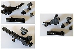 Feinwerkbau LG 300 S Visierung Diopter Iris, Erhöhung (Rückverlagerung), Korntunnel 2 Klemschrauben