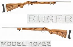 RUGER 10/22 " TARGET STAINLESS " Selbstladebüchse im Kaliber .22 LR