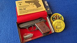 Röhm RG 90 Kal. 315k Knall Pistole Schreckschuss + RWS Platzpatronen