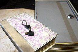 Buchtresor robust + 2 Schlüssel - Für Bares Schmuck Derringer oder was ?