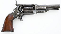 Perkussionsrevolver Adless Colt Model 1855 Side Hammer Pocket, Kaliber .31, Sammlerwaffe Originalzu.