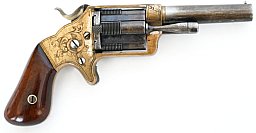 Revolver Slocum Side Loading Revolver, Kaliber .32Rimfire, Sammlerwaffe im Originalzustand,1863-1864