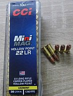 Munition CCI 22lr HV Mini Mag