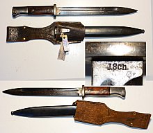Bajonett 84/98 3. Art, WK2, 1937