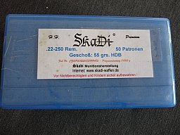.22-250 Savage HDB bleifrei
