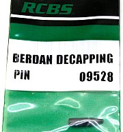 1 x RCBS 09528 9528 > Decapping PIN Ersatzdorn für BERDAN Zange Decapping Tool 8mmR 6,5 Mannl. Schön