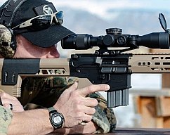 XSKEL30TW Gen 2, verlängerte skelettierte 30mm MSR-Lafette, Schwarz