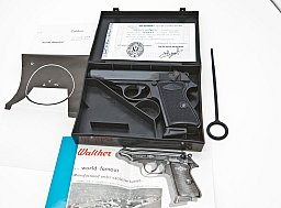 Walther PP Manurhin .22 l.r. – außergewöhnlicher Sammlerzustand, komplett mit Zubehör