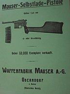 Dienstvorschrift, Beschreibung und Nutzung Pistole C 96 Mauser hochkant