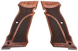 ProTuning Griffschalen Shadow2 lang, Nussbaum, Fischhaut, für CZ Shadow 2