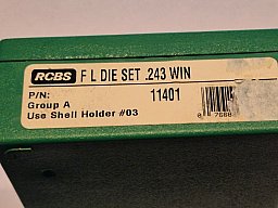 RCBS Matrizensatz 243 WIN