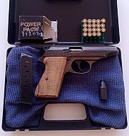 Walther PP PTB 620 Titanisiert (Beschuss KG / 1994) – Top Sammlerzustand im blauen Koffer + Becher