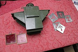 Militär Petroleum Bunker/Zelt Lampe mit viel Zubehör.