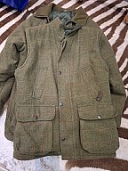 Tweed Jacke Weste Jagdjacke British Style Größe M