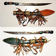 langes afrikanisches Messer