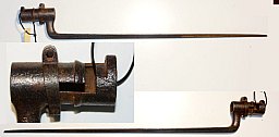 Tüllenbajonett, Dreikantklinge 45,8 cm