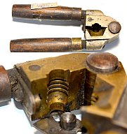 professionelle Kugelzange 19. Jahrhundert, 15,3 mm