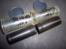 Konvolut 2x Chokes Flinte 1/2 + Voll (Forresta Merkel Blaser Franchi Winchester Dachbodenfund