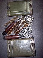 Konvolut Putzzeug RG34 Teile (MP40 38 44 P08 MG34 42) unbekannt Dachbodenfund