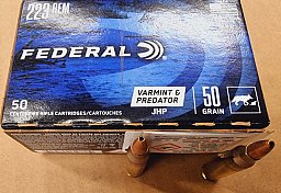 .223/50grs JHP Federal 50 Stk. #54AE223 # SSZ Berka