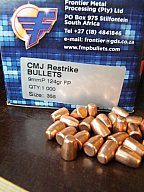 9mm/124grs. verkupferte Geschosse Frontier FP 1000 Stk. # SSZ Berka