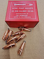 .30/.308/150grs. Spire Point (Teilmantel)Hornady Geschosse 500 stk #3175#