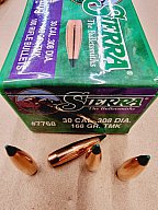 .308/.30/168 grs TMK Sierra Geschosse 100 stk No.7768 # SSZ Berka