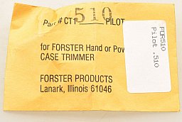 Forster/Bonanza Pilot .510 CT1510