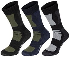 Socken / Strümpfe "Esercito" 3er Pack (43-46) gestreift halblang