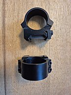 Leupold Zielfernrohrmontage PRW2 Ringe low Picatinny Weaver Zöllig Stahl matt neuwertig