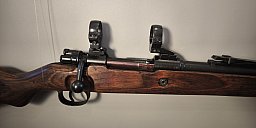 bcd 42 Gustloff | Mauser K98k mit Schichtholzschaft und EAW Schwenkmontage 8x57IS #553A