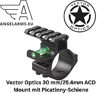 Vector Optics 30 mm/25.4mm ACD Mount mit Picatinny-Schiene www.angelarms.eu