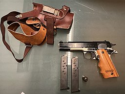 WALTHER BIG BORE MIT Holster 2 Magazinen