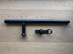 Euro Tonfa Abdrängstock NEU mit Gürtelhalterung