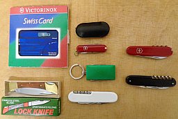 Victorinox und weiitere Messer- Konvolut, unbenutzt Top- Zustände